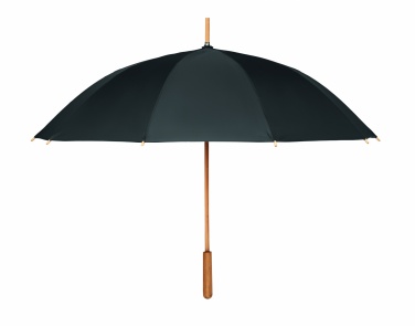 Logo trade promotional items picture of: 23,5 inch RPET/bamboo umbrella